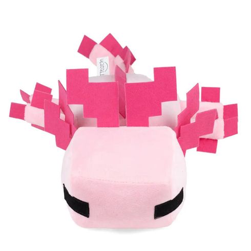 М'яка іграшка - цукерниця Titatin Аксолотль minecraft рожева 37 см (TT1019)