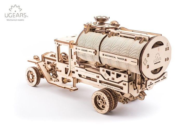 Механический 3D пазл UGEARS Грузовик-Автоцистерна (70021)