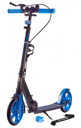 Самокат двухколесный Maraton Rider синий (SMR0033BL)