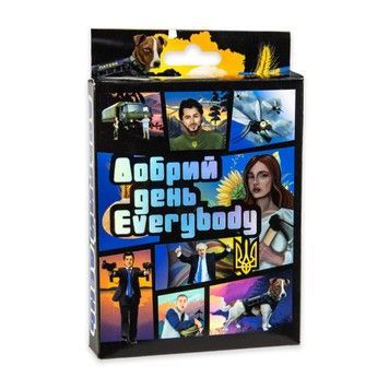 Игра настольная Strateg Добрый день Everybody карточная развлекательная (30272)