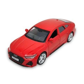 Колекционная модель АвтоСвит Audi RS7 1:43 инерционная, взаимодействующие элементы кузова металлическая красная (AS-3072RD)