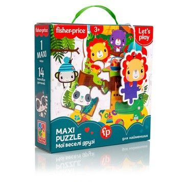 Пазли MAXI Vladi toys Мої веселі друзі (VT1711-10)