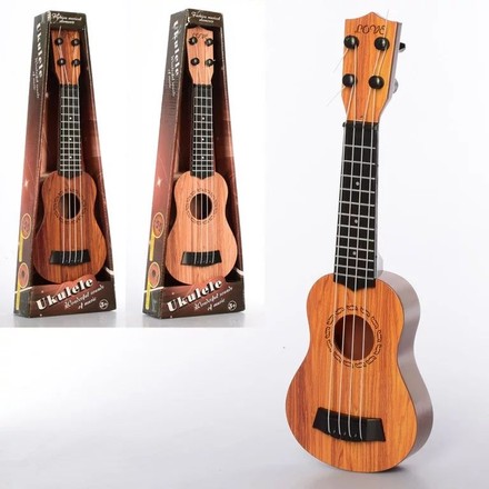 Игрушечная гитара со струнами Укулеле 4 струны (ассорт.) (202-7)