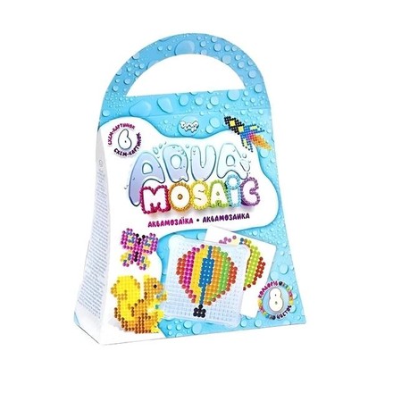 Набор для творчества Danko Toys Аквамозаика Aqua Mosaic мини сумочка Воздушный шар (AM-02-01)