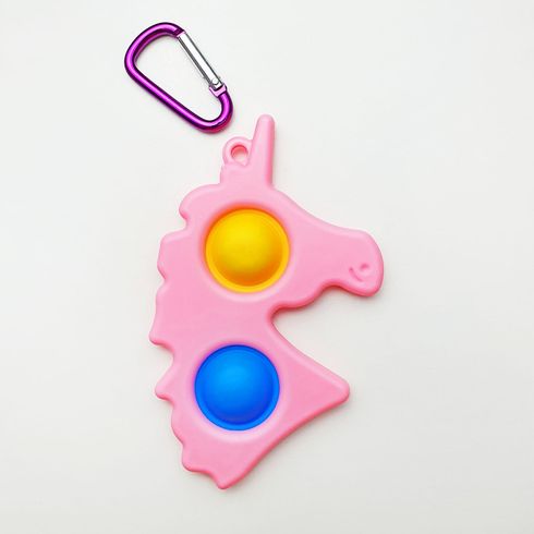 Игрушка детская антистресс Pop It Simple Dimple Единорог розовая (SD002PN)