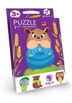 Пазли Danko Toys розвиваючі Puzzle для малюків (рос.) (PFK-02)