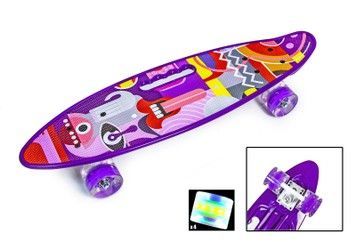 Пенниборд Penny Board Print PICASSO с ручкой (1573464681)