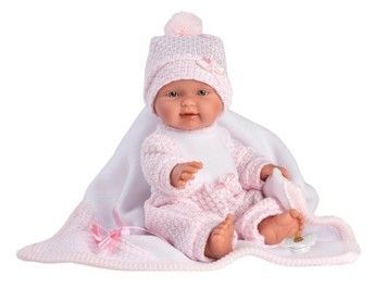 Пупс LLORENS Bebita con mantina Rosa 26 см (26310)