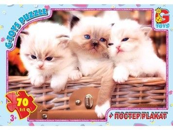 Пазли G-Toys Домашні улюбленці 70 ел (AN130)