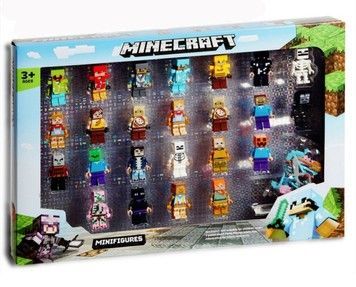 Набір ігрових фігурок персонажі Minecraft 24 шт (22624)