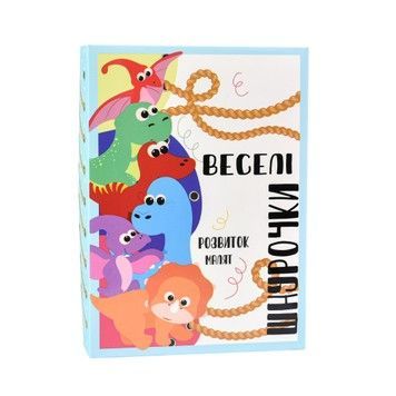Игра развивающая Strateg шнуровка Веселые шнурочки динозавры (30524)