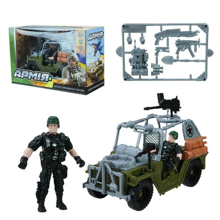 Набір Армія фігурка солдатика із транспортом та аксесуарами (BL2308)