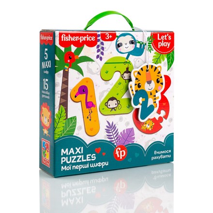 Пазлы Vladi toys для малышей Мои первые цифры (VT1711-07)