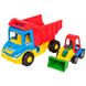 Машинки Tigres вантажівка самоскид та трактор (39219)