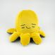 Мягкая игрушка Kidsqo Осьминог перевёртыш 11см серо-желтый (KD660)