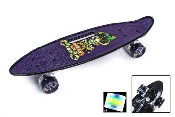 Пенниборд Penny Board Print Pirate с ручкой (1804264360)