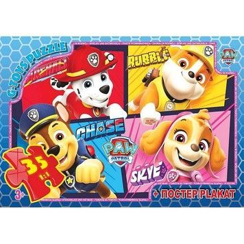 Пазлы G-Toys Paw Patrol 35 эл (PW08905)