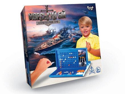 Гра настільна Danko Toys Морський бій (укр) (G-MB-01U)
