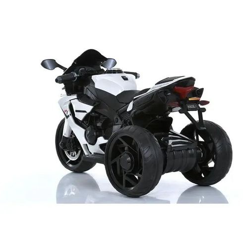 Електромотоцикл Bambi Yamaha R1 акумуляторний біло-чорний (M5823EL-1)