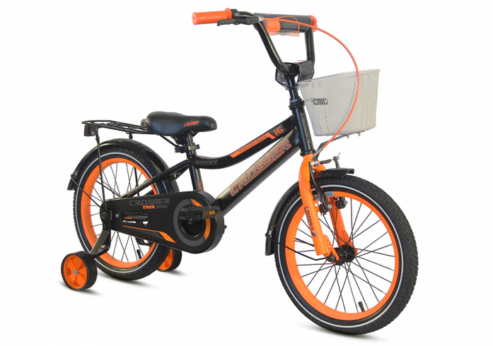 Велосипед детский Crosser Rocky Bike 16 дюймов оранжевый (RC-13/16OR)