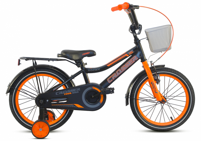 Велосипед дитячий Crosser Rocky Bike 16 дюймів помаранчевий (RC-13/16OR)