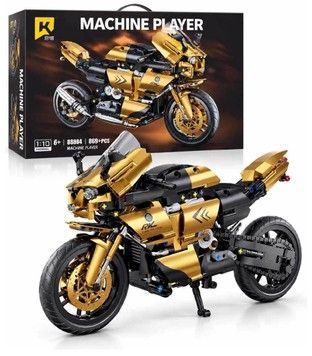 Конструктор Machine Player Ducato Panigale V4 золотисто-чорний 869 деталей (88804)