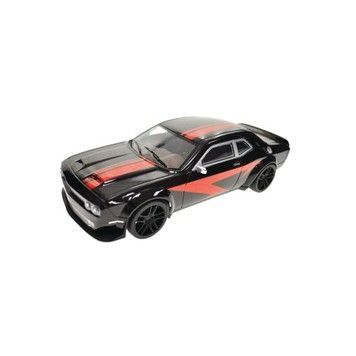 Машинка инерционная Dodge Challenger черно-красная (2028/2068BCRD)