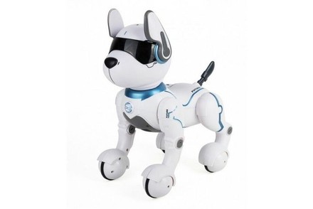 Интерактивная игрушка на радиоуправлении собачка со светозвуковыми эффектами 29 см (А001)