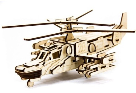 Механический 3D пазл Handy Games Вертолет Хокум (HG-0014)