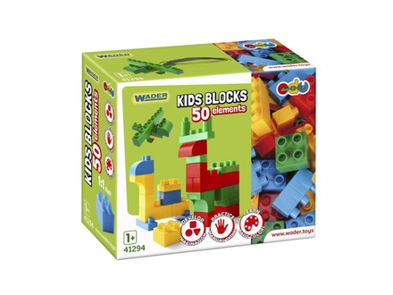 Конструктор Wader Kids Blocks 50 ел (41294)