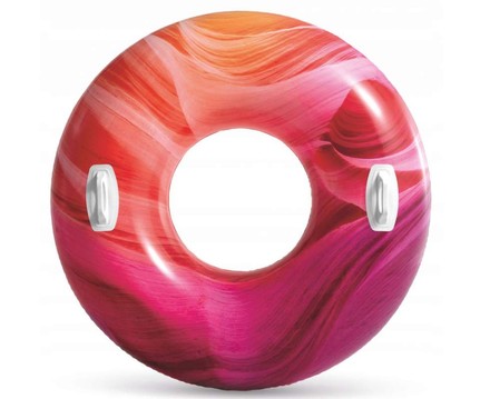 Круг INTEX надувной с ручками 114 см розовый (56267PN)