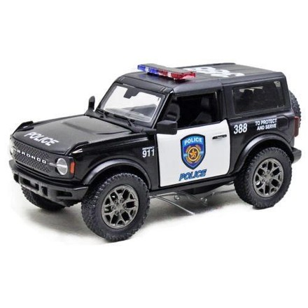 Іграшкова модель Kinsmart джип FORD BRONCO Police інерційна (KT5438WP)