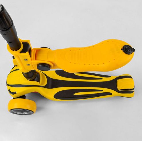 Самокат детский Best Scooter MAXI с сиденьем желтый (ST-16801)