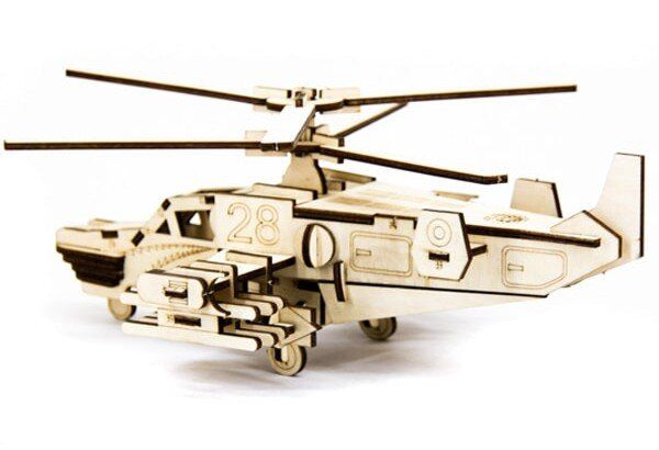 Механічний 3D пазл Handy Games Гелікоптер Хокум (HG-0014)