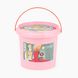 Кинетический песок Danko Toys KidSand 1000гр с пасочками розовый (KS-01-01PN)
