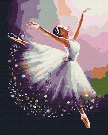 Картина за номерами Brushme Чарівна балерина 40х50 (BS7131)