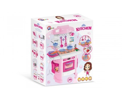 Игрушка детская ТехноК Кухня розовая (TH6696)