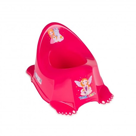 Горшок детский TEGA Принцессы антискользящий розовый (LP-001-123).
