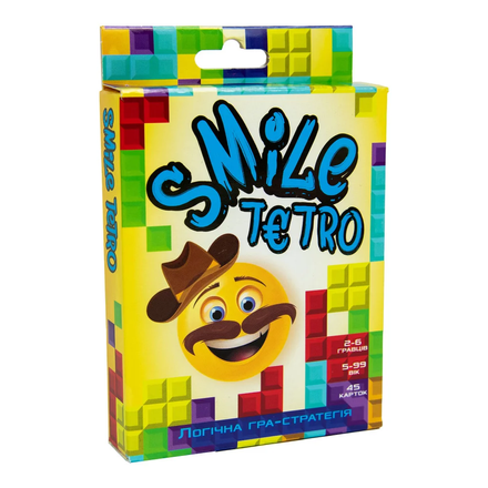Игра настольная карточная Стратег Smile tetro (укр.) (30280)