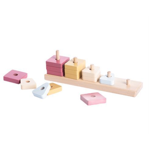 Деревянная игрушка Cubika Геометрический сортер LSG-4 (15856)