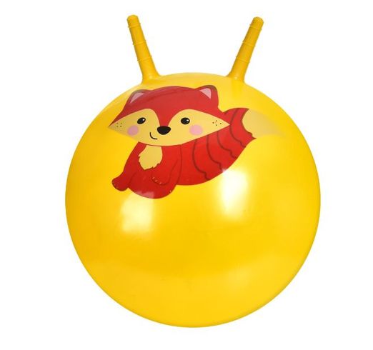 М'яч гімнастичний дитячий для фітнесу з ріжками d-55 см (MS3516)
