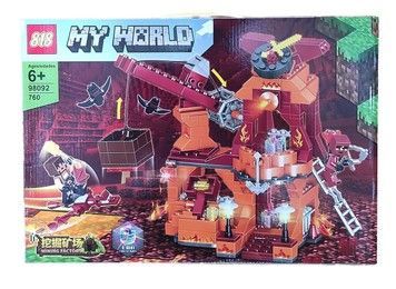 Конструктор My World Адское подземелье 760 дет (98092)