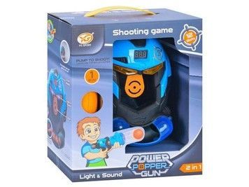 Ігровий набір тиру 2 в 1 Shooting game робот блакитний (YG10PBL)