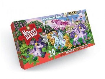 Пазлы мягкие Danko Toys Пони 20 эл. (S20-06-14)