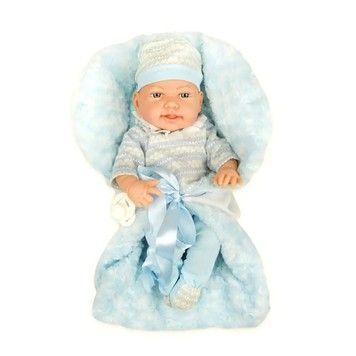 Пупс Sweet с пустышкой в ​​одеяле 38 см (8300/8303BL)