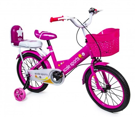 Детский велосипед Scale Sports T15 розовый (417961691)