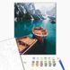 Картина за номерами Brushme Човни на альпійському озері 40х50 (BS51602)