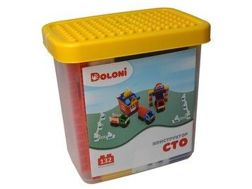 Конструктор DOLONI СТО в пластиковому боксі 132 дет (013888/38)