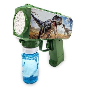 Пистолет Bubbles gun генератор мыльных пузырей Динозавры (1626-47E)