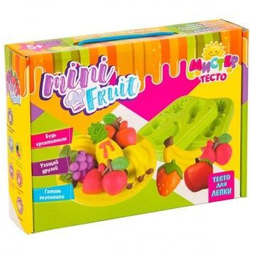 Набор для лепки Стратег Мистер тесто Mini Fruit 22 эл. (71201)